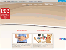 Tablet Screenshot of egeglutensiz.com